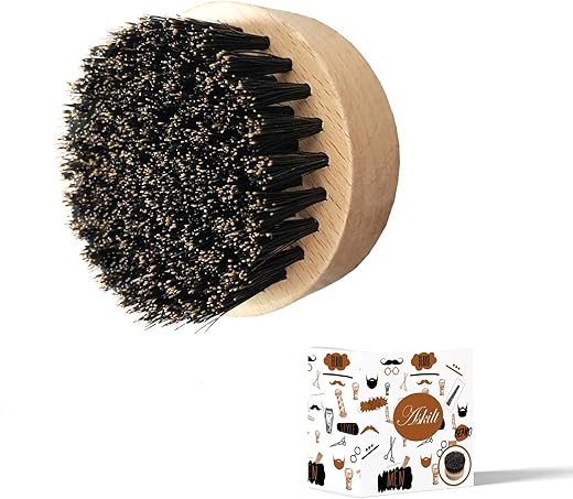 Natural Boar Bristle Beard Brush for So...