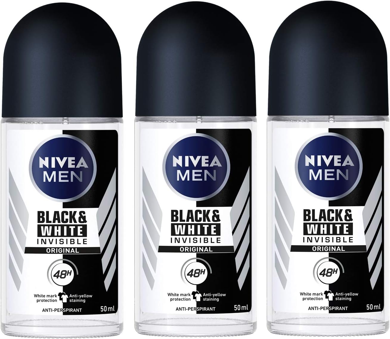 Nivea Men Invisible Deodorant Roll-On 5...