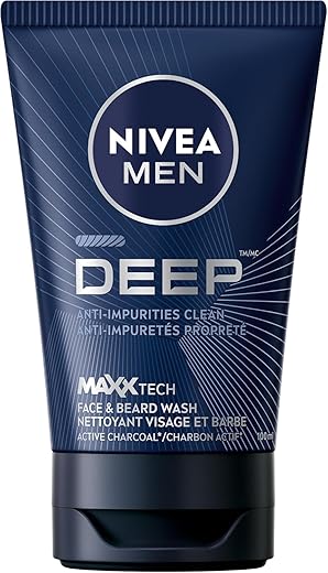 NIVEA MEN Deep Face & Beard Wash wi...
