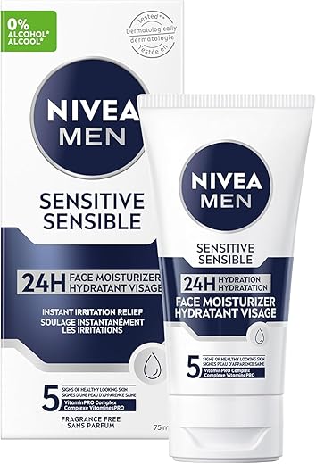 NIVEA MEN Sensitive Moisturizer with Ch...