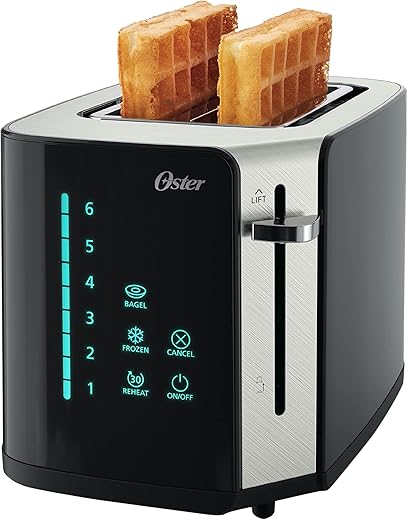 Oster 2-Slice Touch Screen Toaster with...
