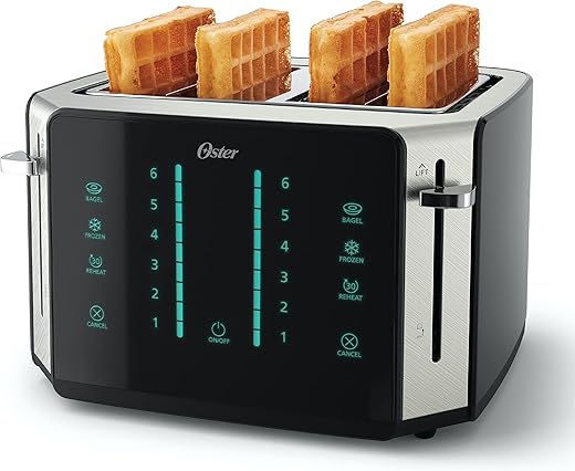 Oster 4-Slice Touch Screen Toaster with...