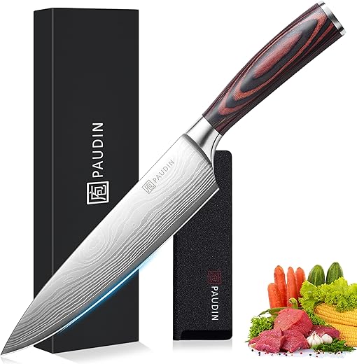 PAUDIN 8-Inch Chef Knife – High C...