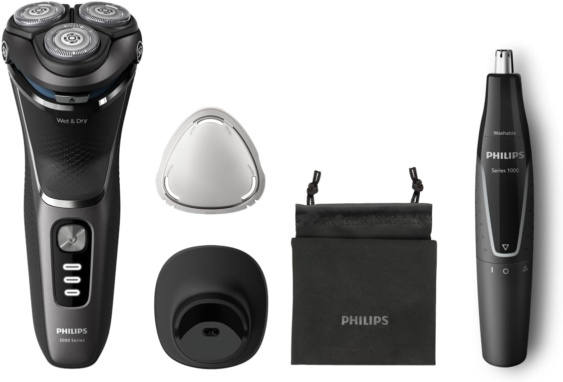Philips 3300 Shaver & 1000 Nose Tr...