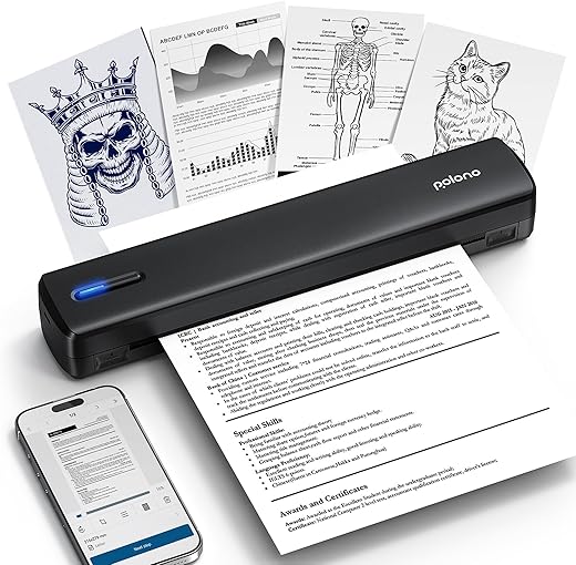D810 Portable Inkless Bluetooth Printer...