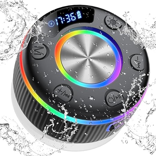 Portable Bluetooth 5.3 Waterproof Showe...