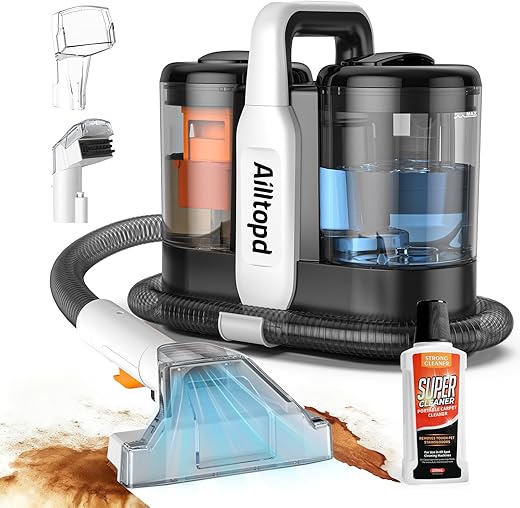Powerful Portable Carpet Spot Cleaner w...