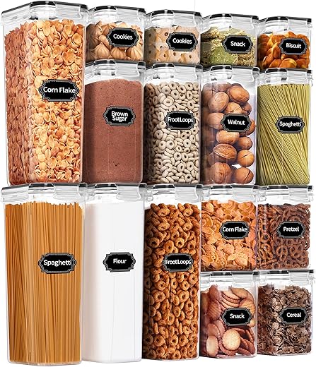 16-Piece Airtight Food Storage Containe...