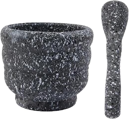 Granite Mortar and Pestle Set for Herbs...