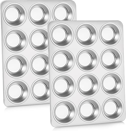 Stainless Steel Muffin Pan Set – ...