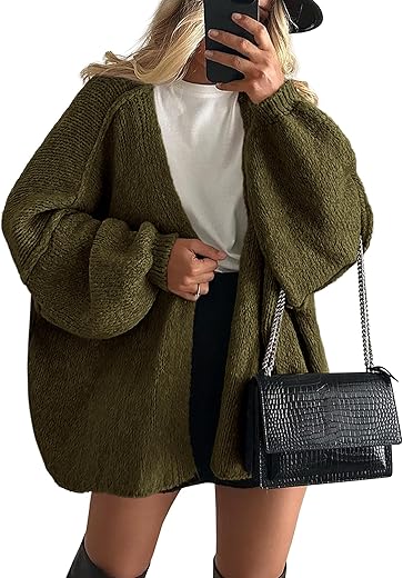 Women’s Oversized Knit Cardigan w...