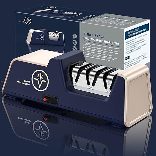 Diamond Electric Knife Sharpener with P...