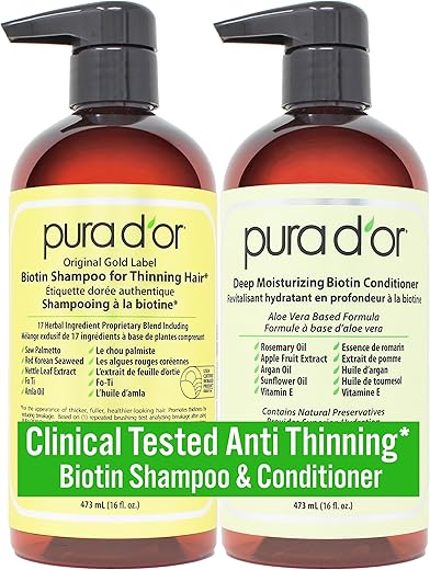 PURA D’OR Biotin Anti-Thinning Sh...