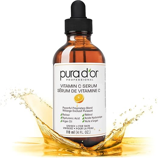 PURA D’OR Vitamin C Serum 4 Oz &#...