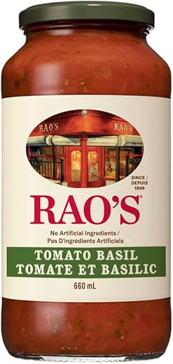 Rao’s Homemade Tomato Basil Sauce...