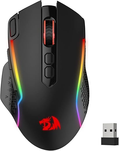 Redragon M810 Pro Wireless Gaming Mouse...