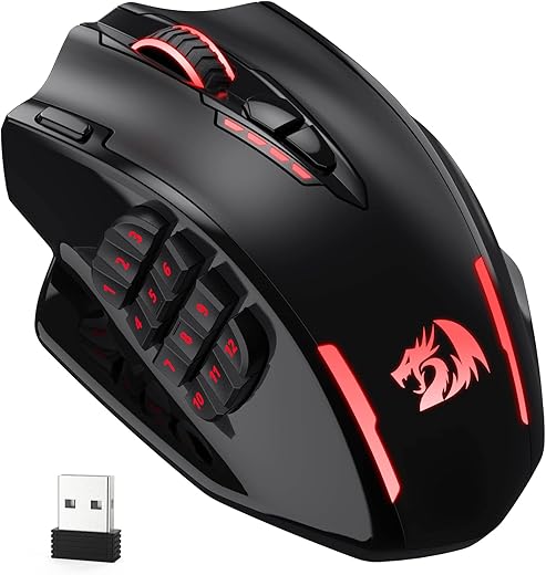 Redragon M913 Elite Wireless Gaming Mou...
