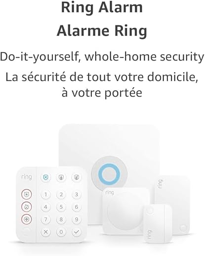 Ring Alarm 5-Piece Home Security Kit wi...