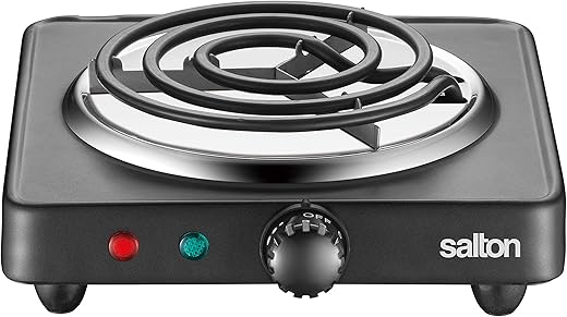 Salton Portable Electric Cooktop –...