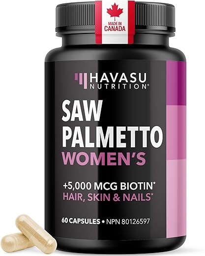 Saw Palmetto & Biotin for Hair Gro...