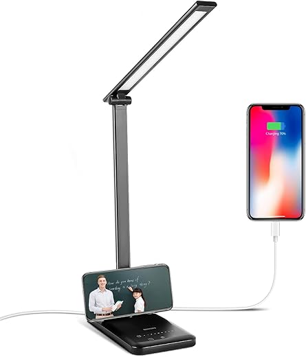 Semlos LED Touch Control Desk Lamp with...