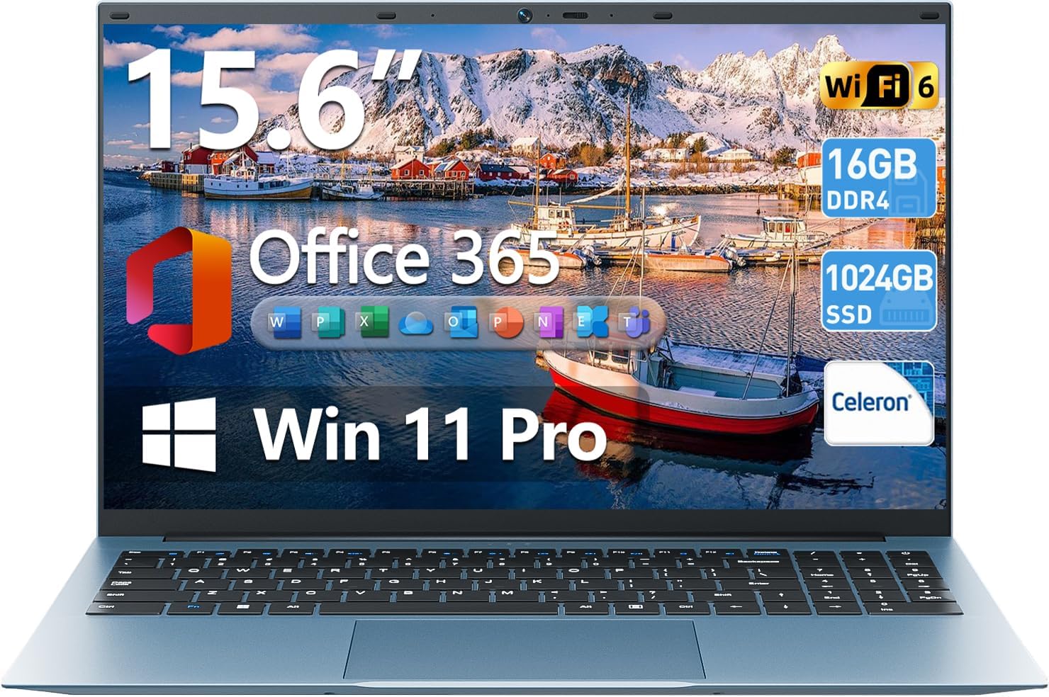 SGIN 15.6″ Laptop with Office 365...