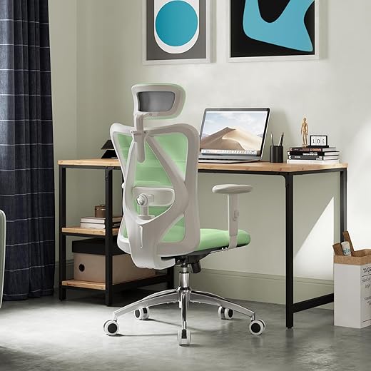 SIHOO M18 Ergonomic Office Chair with A...
