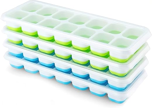 Silicone Ice Cube Trays with Removable ...