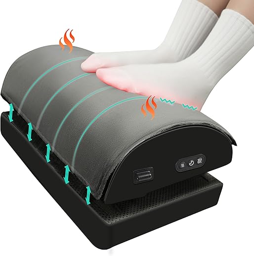 Adjustable Foot Rest with Vibration Mas...