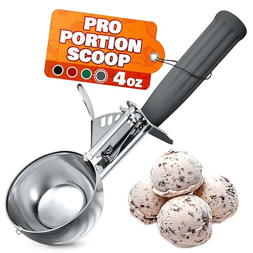 Premium Stainless Steel Ice Cream Scoop...