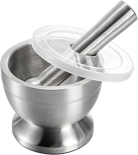 Stainless Steel Mortar and Pestle Set f...