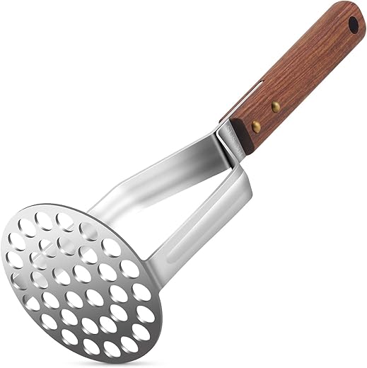 Stainless Steel Potato Masher with Ergo...