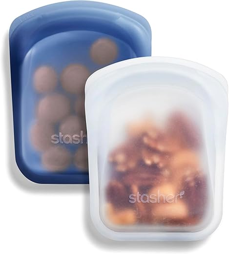 Stasher Silicone Reusable Food Storage ...