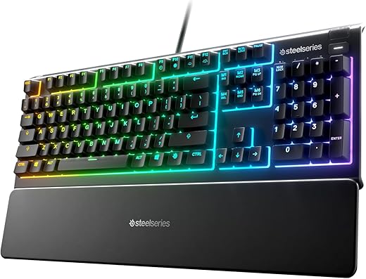 SteelSeries Apex 3 RGB Gaming Keyboard ...