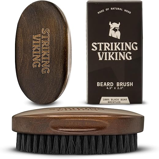 Viking Beard Brush for Men – Boar...