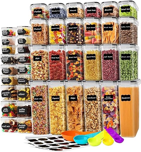 42-Pack Airtight Food Storage Container...