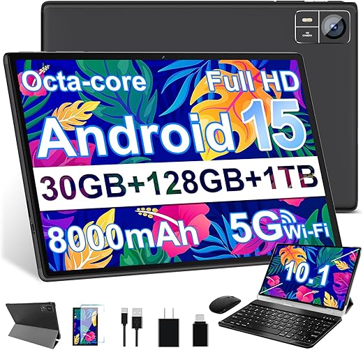 Android 15 Tablet 10.1″ – 3...