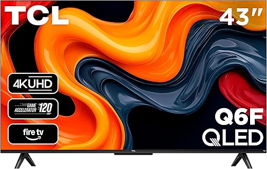 TCL 43″ Q6 QLED 4K Smart TV with ...