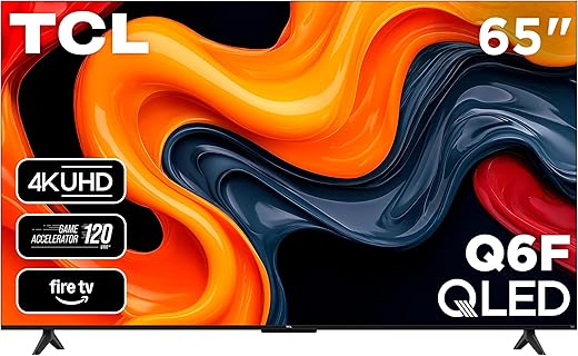TCL 65″ Q6 QLED 4K Smart TV with ...