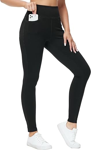 High Waisted Women’s Jeggings wit...