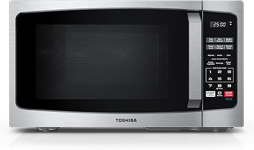 TOSHIBA 0.9 Cu Ft Stainless Steel Micro...