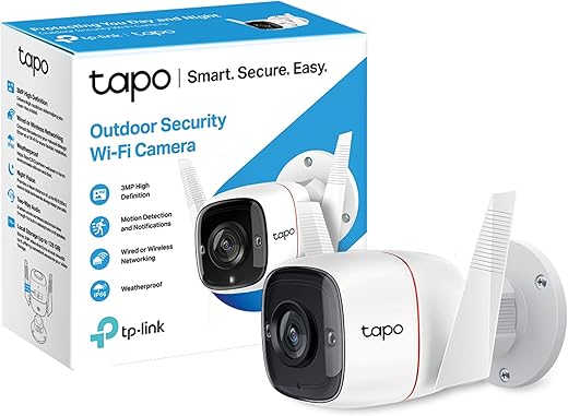 TP-Link Tapo 2K HD Outdoor Security Cam...