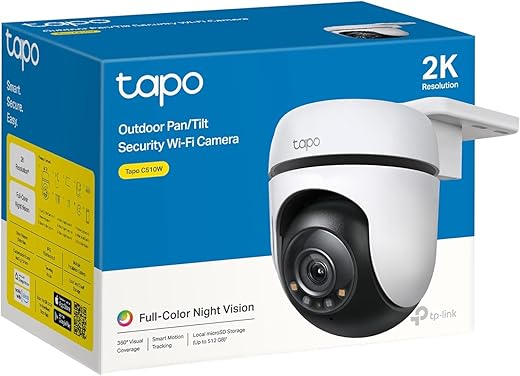 TP-Link Tapo C510W 2K QHD Outdoor Wi-Fi...