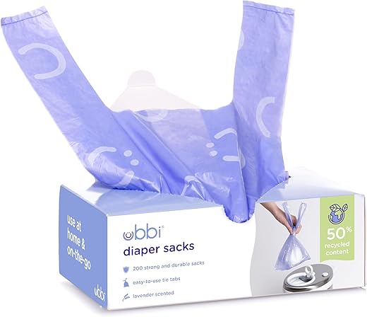 Ubbi 200-Count Diaper Disposal Sacks &#...