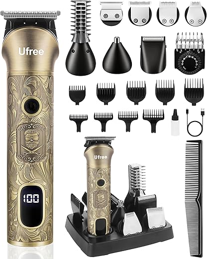 Ufree Cordless Beard Trimmer & Gro...