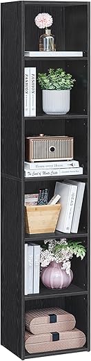 VASAGLE 6-Tier Bookshelf – Stylis...