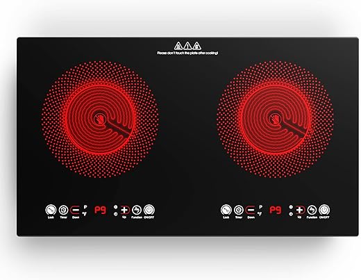 VBGK 2200W Double Induction Cooktop wit...