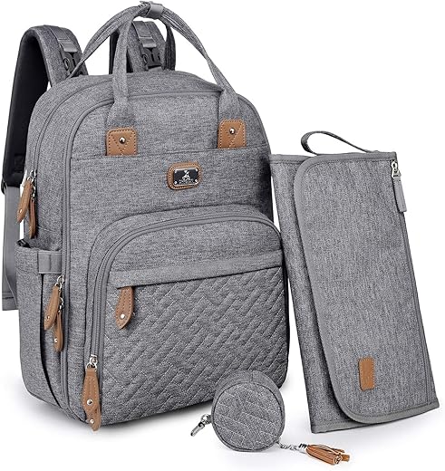 Stylish Diaper Bag Backpack with Changi...