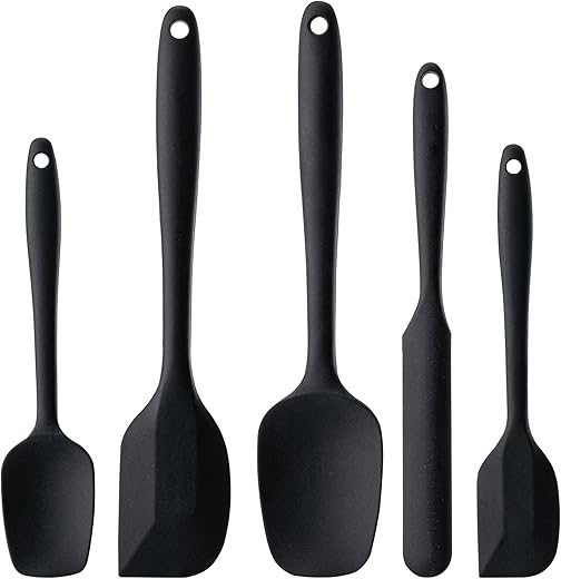 Premium 5-Piece Silicone Spatula Set &#...