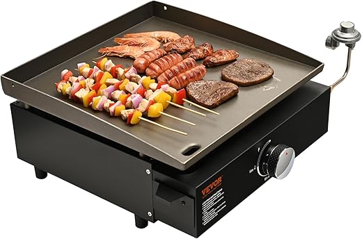 VEVOR 16.9″ Heavy Duty Flat Top G...